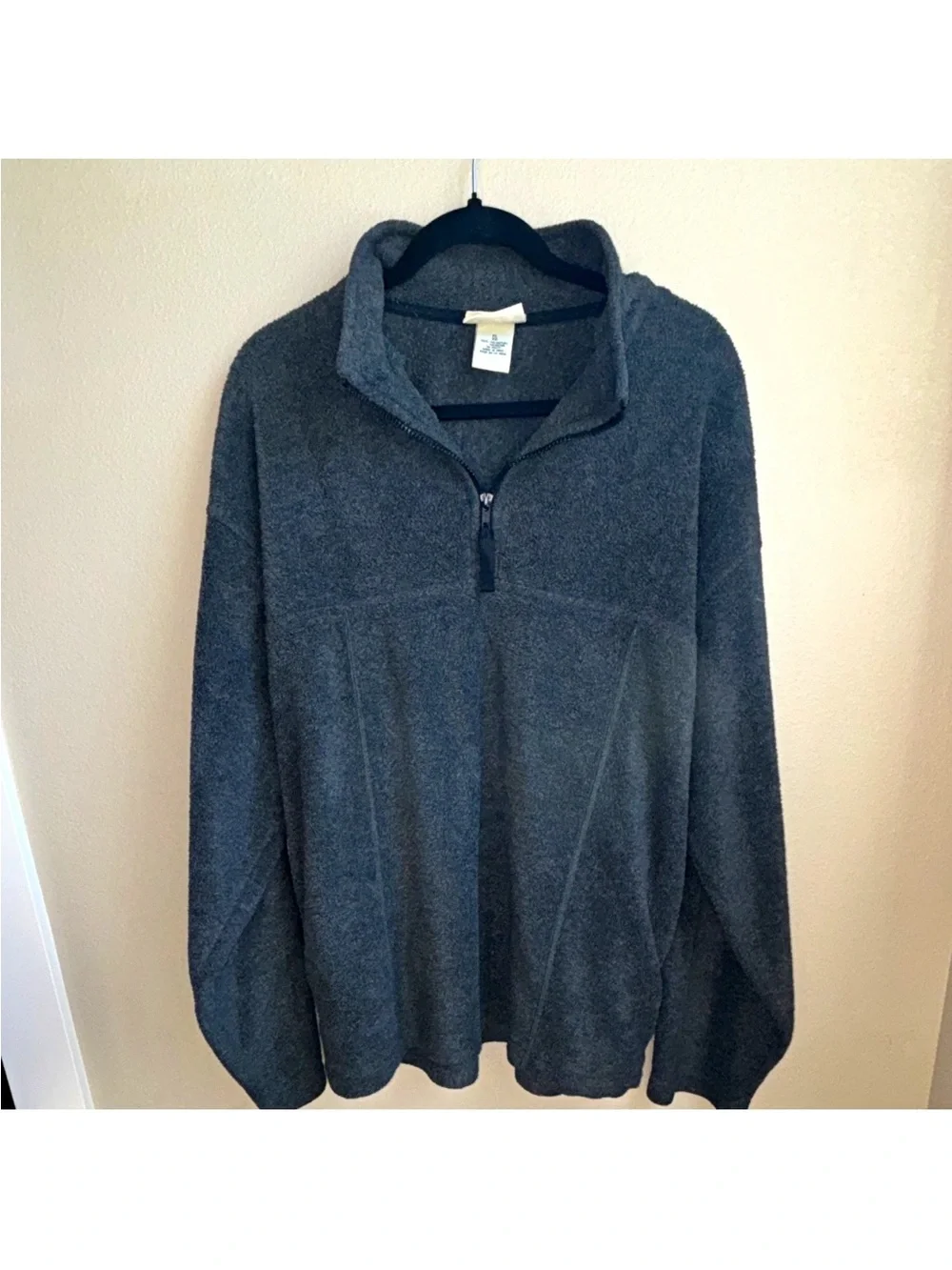 Vintage USA Olympic Gray Fleece Full Zip Jacket XL